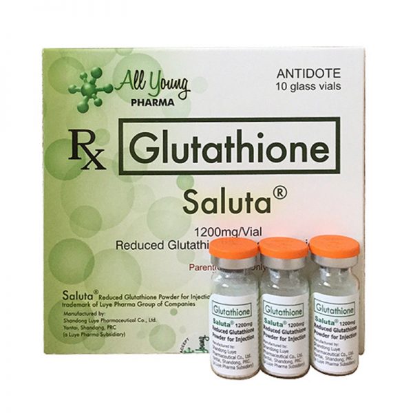 Buy Saluta Glutathione Whitening 10 Vials 1200mg
